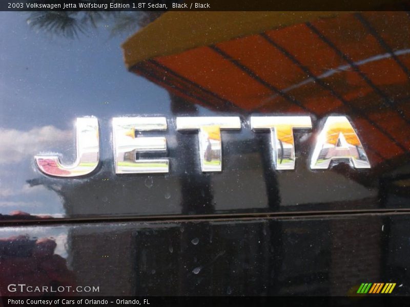 Black / Black 2003 Volkswagen Jetta Wolfsburg Edition 1.8T Sedan