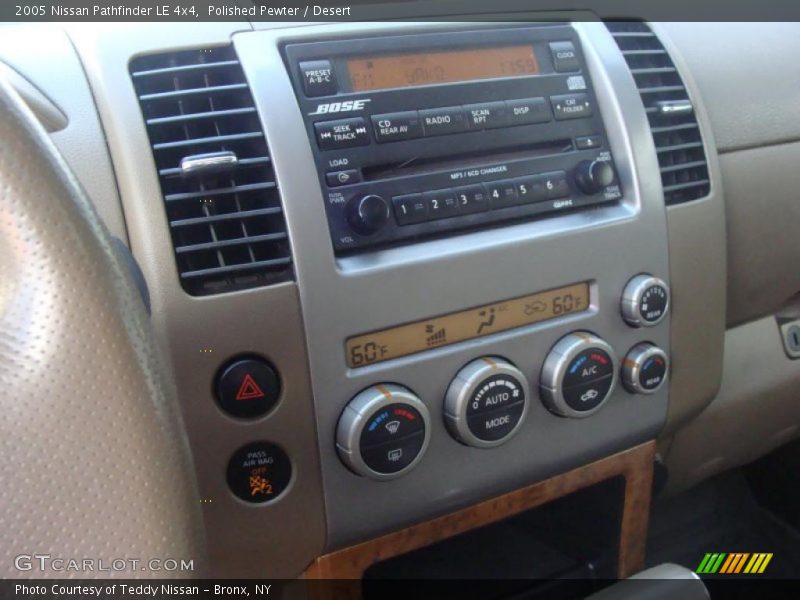 Polished Pewter / Desert 2005 Nissan Pathfinder LE 4x4