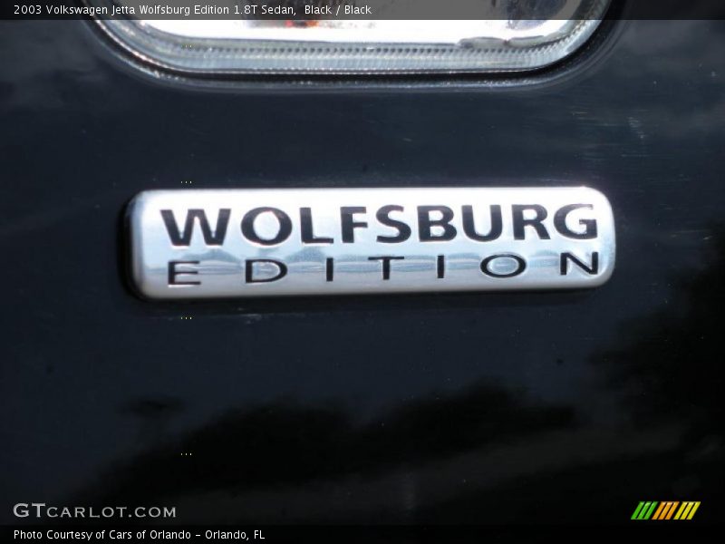Black / Black 2003 Volkswagen Jetta Wolfsburg Edition 1.8T Sedan