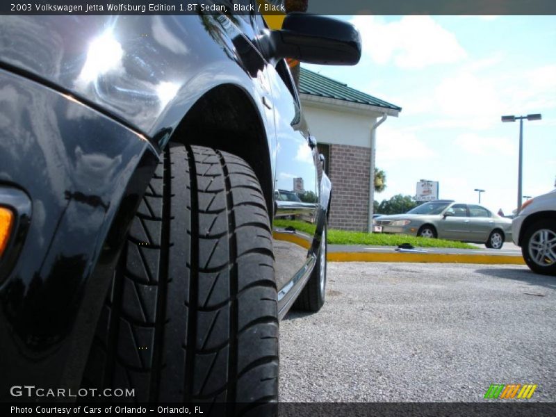 Black / Black 2003 Volkswagen Jetta Wolfsburg Edition 1.8T Sedan