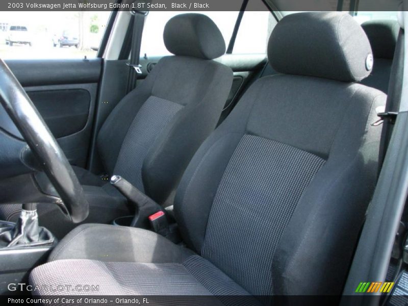 Black / Black 2003 Volkswagen Jetta Wolfsburg Edition 1.8T Sedan