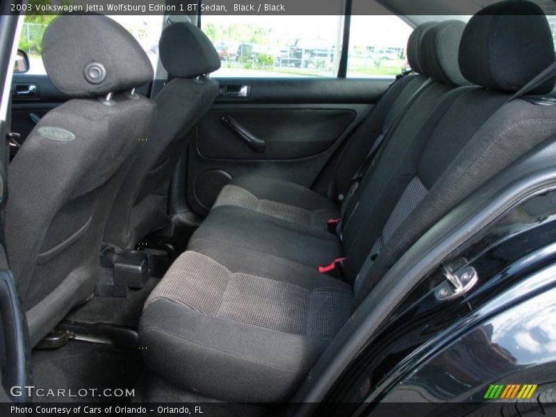 Black / Black 2003 Volkswagen Jetta Wolfsburg Edition 1.8T Sedan