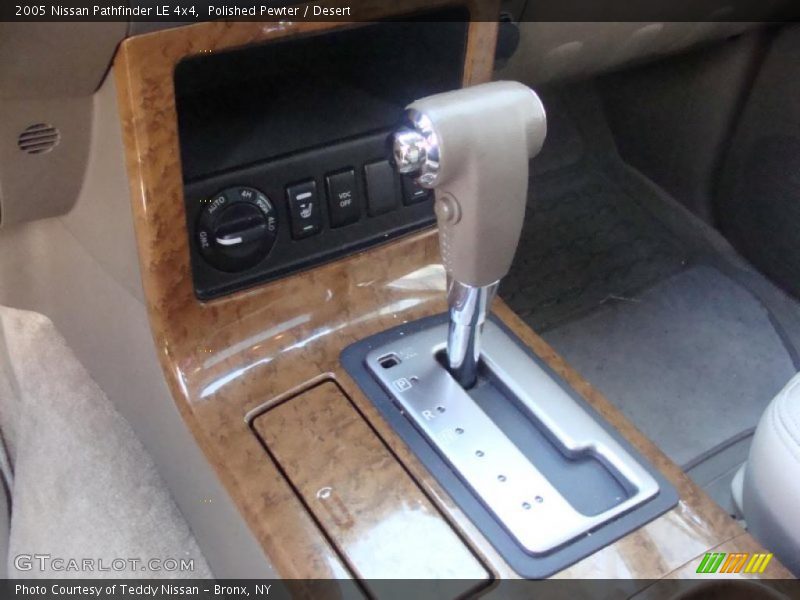 Polished Pewter / Desert 2005 Nissan Pathfinder LE 4x4