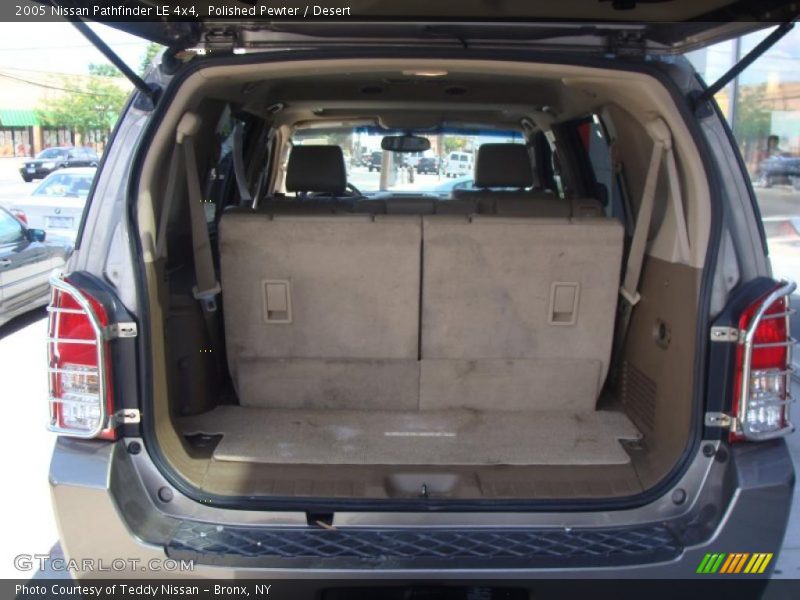 Polished Pewter / Desert 2005 Nissan Pathfinder LE 4x4