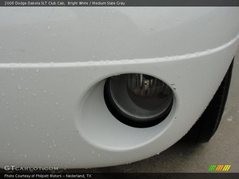 Bright White / Medium Slate Gray 2006 Dodge Dakota SLT Club Cab