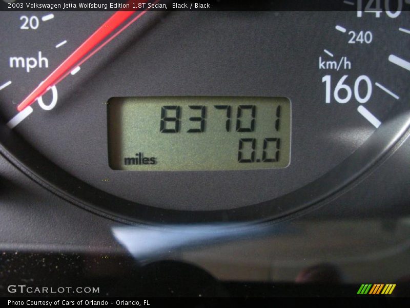 Black / Black 2003 Volkswagen Jetta Wolfsburg Edition 1.8T Sedan