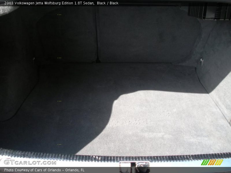 Black / Black 2003 Volkswagen Jetta Wolfsburg Edition 1.8T Sedan