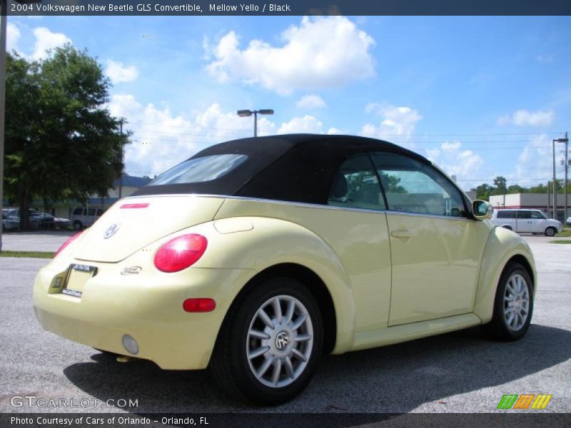 Mellow Yello / Black 2004 Volkswagen New Beetle GLS Convertible