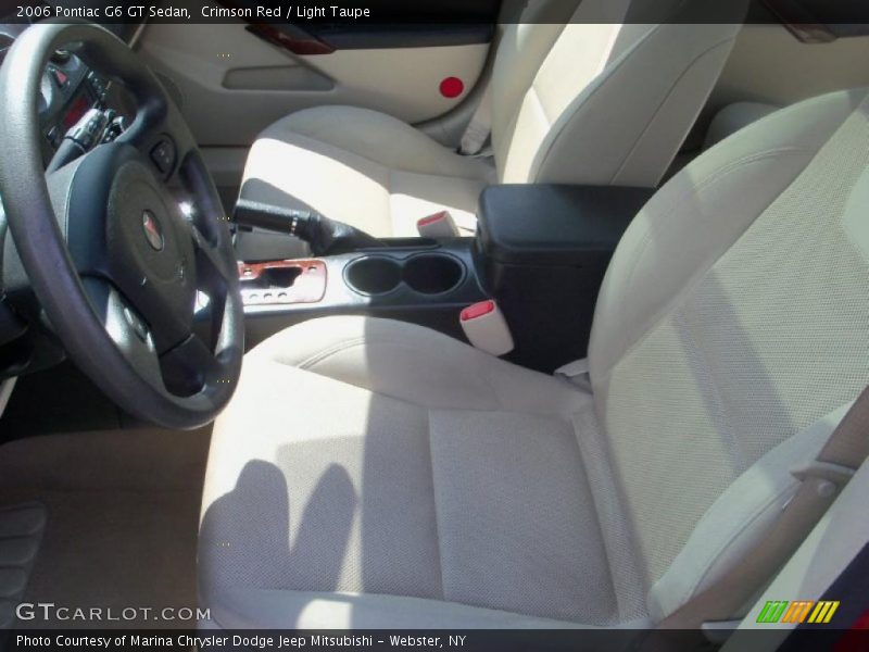Crimson Red / Light Taupe 2006 Pontiac G6 GT Sedan