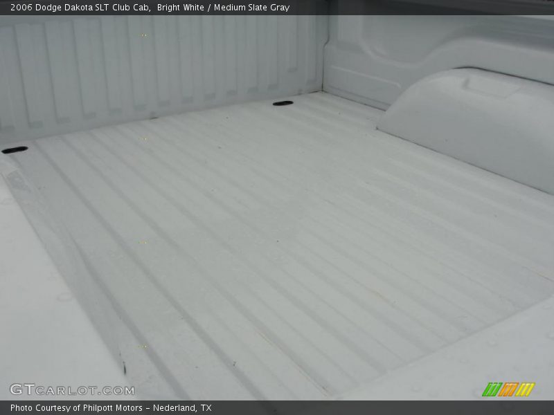 Bright White / Medium Slate Gray 2006 Dodge Dakota SLT Club Cab