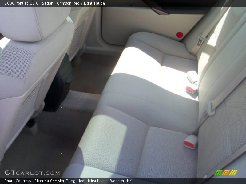 Crimson Red / Light Taupe 2006 Pontiac G6 GT Sedan