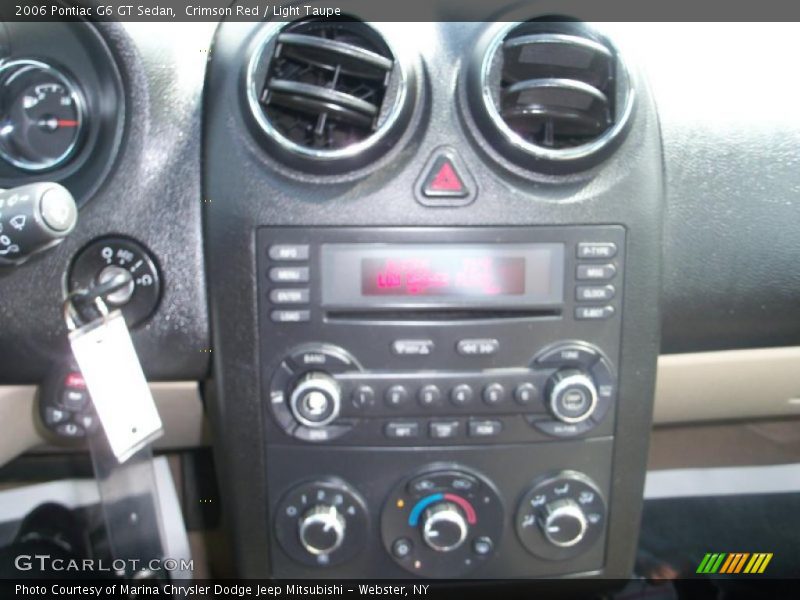 Crimson Red / Light Taupe 2006 Pontiac G6 GT Sedan