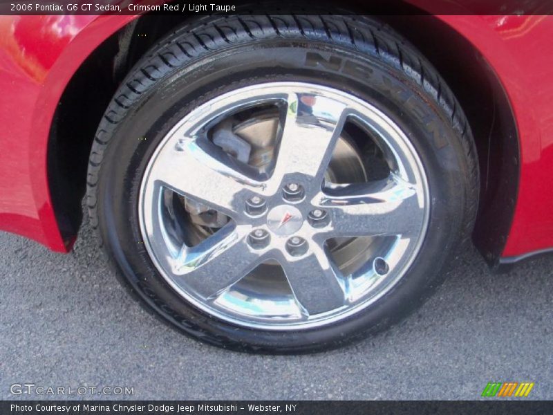 Crimson Red / Light Taupe 2006 Pontiac G6 GT Sedan