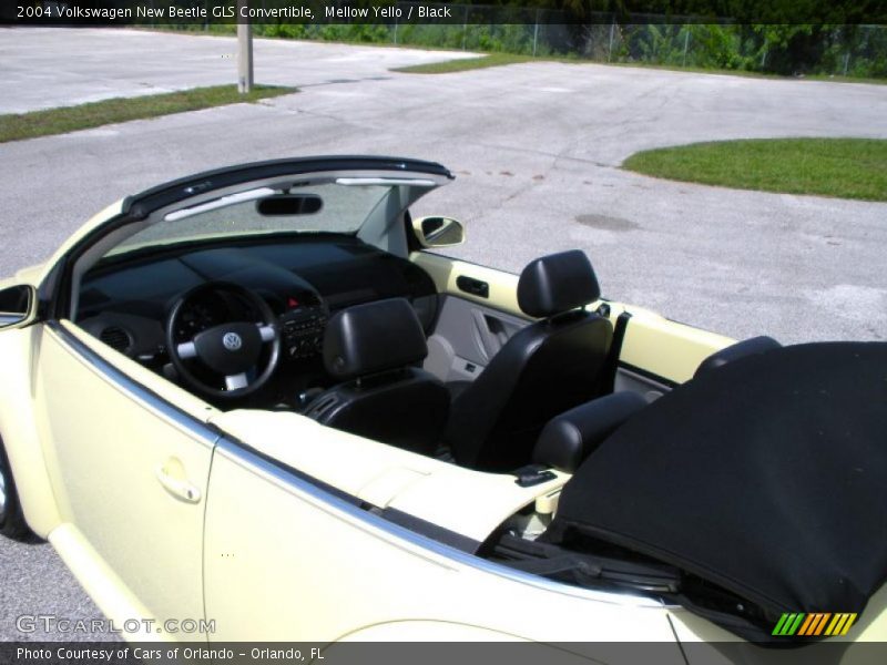 Mellow Yello / Black 2004 Volkswagen New Beetle GLS Convertible