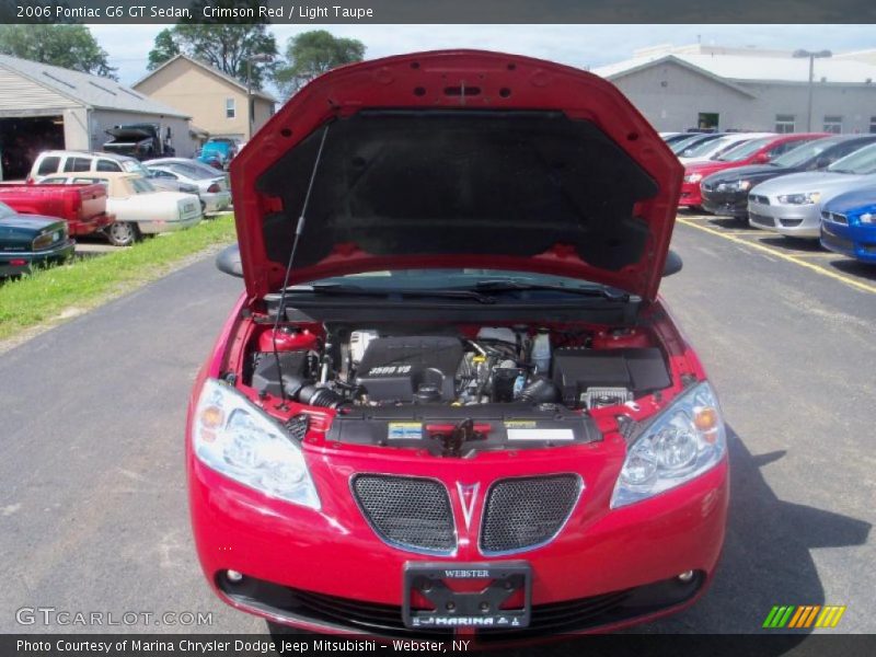 Crimson Red / Light Taupe 2006 Pontiac G6 GT Sedan