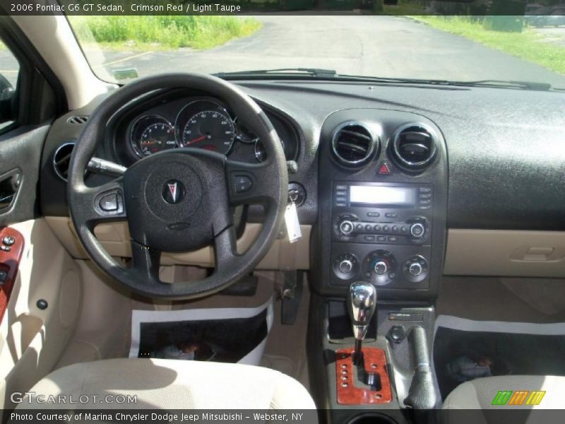 Crimson Red / Light Taupe 2006 Pontiac G6 GT Sedan