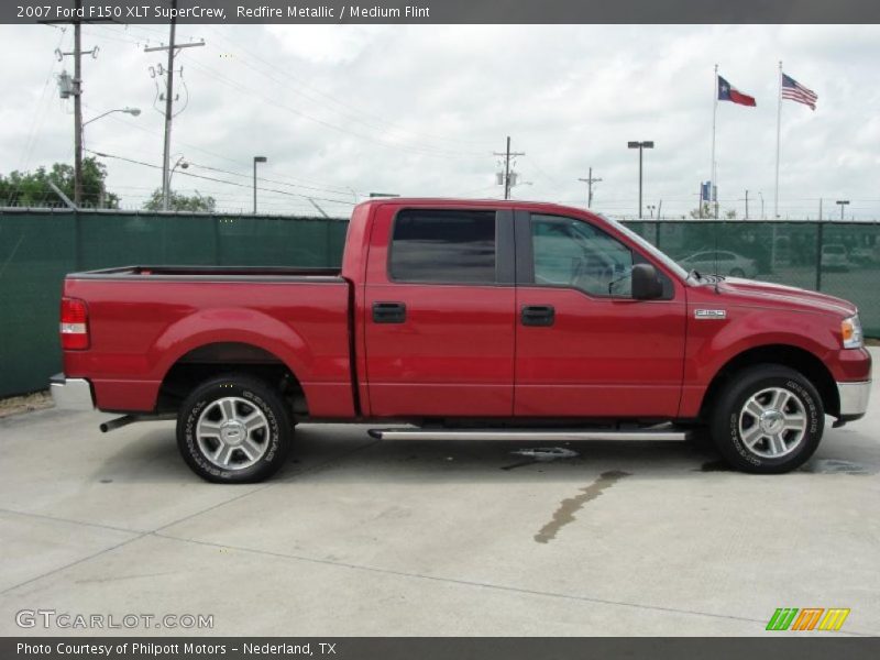 Redfire Metallic / Medium Flint 2007 Ford F150 XLT SuperCrew