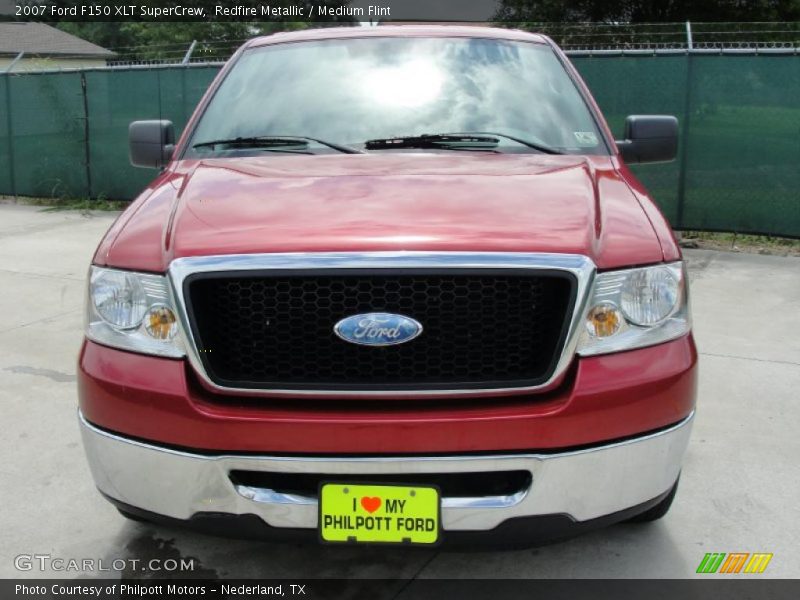 Redfire Metallic / Medium Flint 2007 Ford F150 XLT SuperCrew