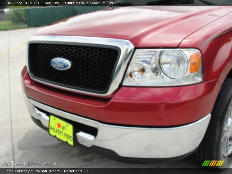 Redfire Metallic / Medium Flint 2007 Ford F150 XLT SuperCrew