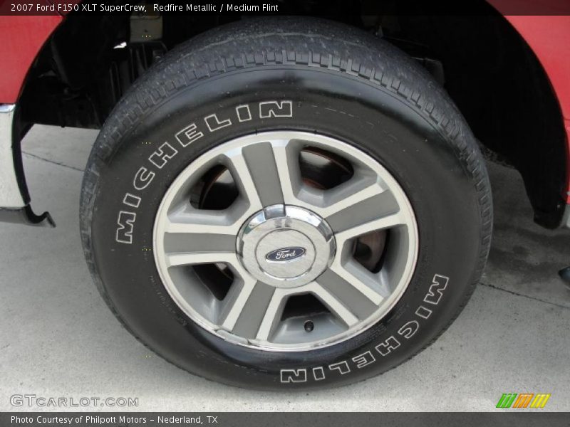 Redfire Metallic / Medium Flint 2007 Ford F150 XLT SuperCrew