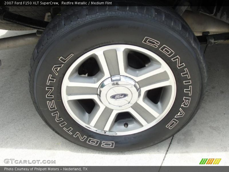 Redfire Metallic / Medium Flint 2007 Ford F150 XLT SuperCrew