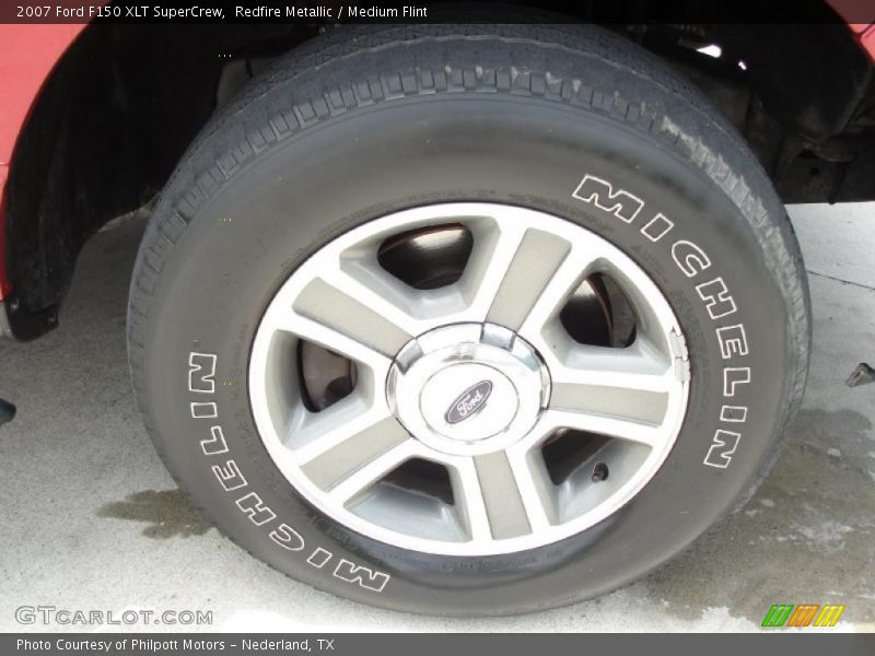 Redfire Metallic / Medium Flint 2007 Ford F150 XLT SuperCrew
