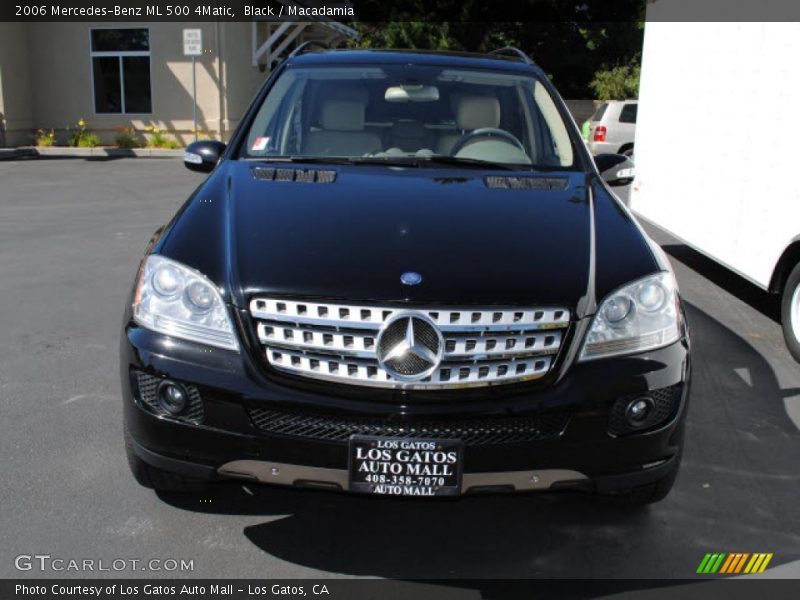 Black / Macadamia 2006 Mercedes-Benz ML 500 4Matic