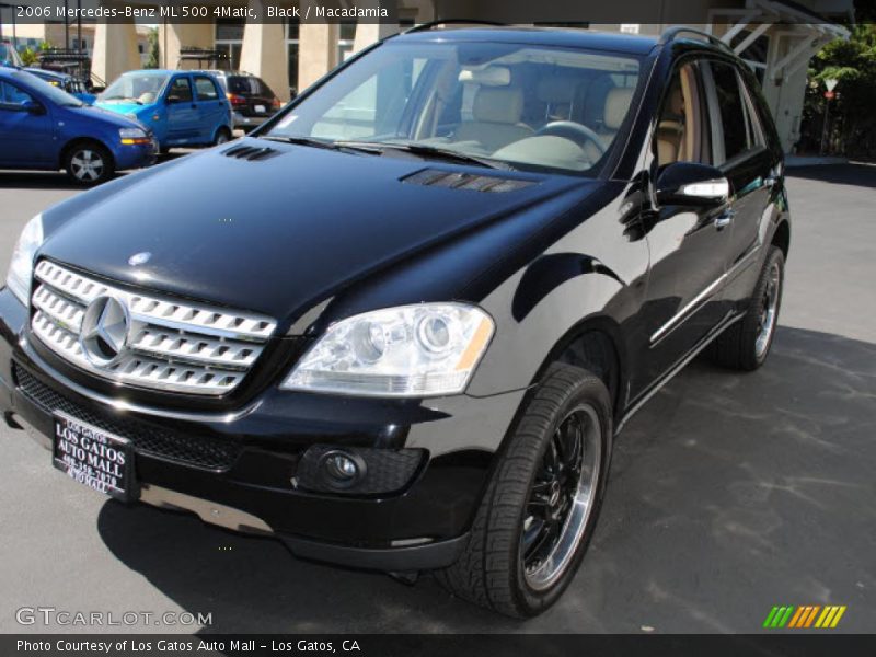Black / Macadamia 2006 Mercedes-Benz ML 500 4Matic