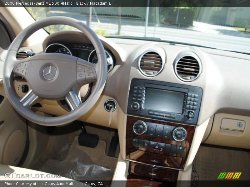 Black / Macadamia 2006 Mercedes-Benz ML 500 4Matic
