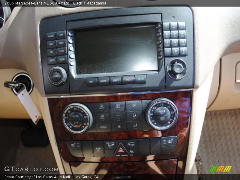 Black / Macadamia 2006 Mercedes-Benz ML 500 4Matic