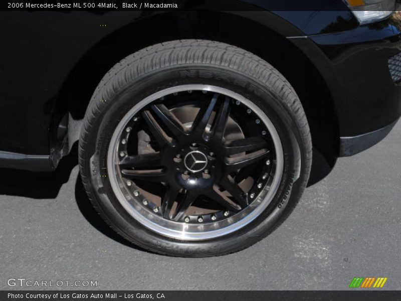 Black / Macadamia 2006 Mercedes-Benz ML 500 4Matic
