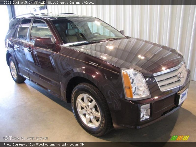 Black Cherry / Cashmere/Cocoa 2008 Cadillac SRX 4 V6 AWD