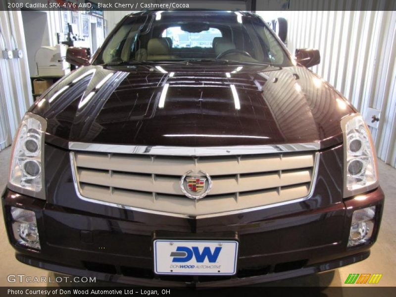 Black Cherry / Cashmere/Cocoa 2008 Cadillac SRX 4 V6 AWD