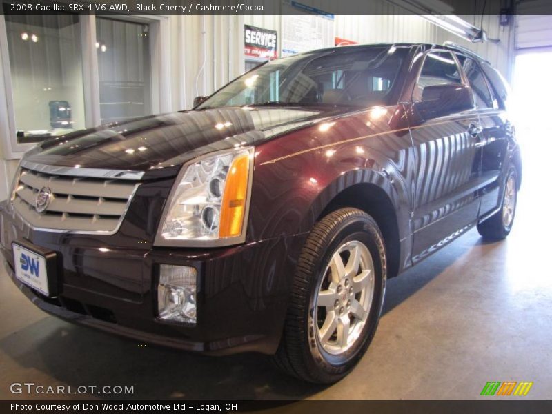 Black Cherry / Cashmere/Cocoa 2008 Cadillac SRX 4 V6 AWD