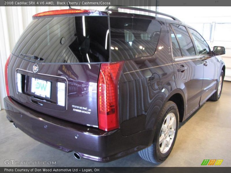 Black Cherry / Cashmere/Cocoa 2008 Cadillac SRX 4 V6 AWD