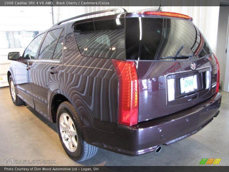 Black Cherry / Cashmere/Cocoa 2008 Cadillac SRX 4 V6 AWD