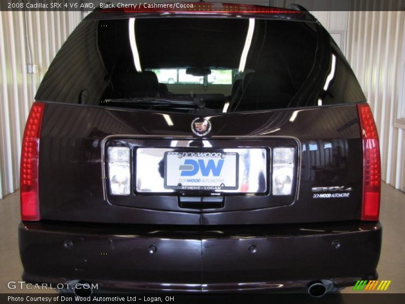 Black Cherry / Cashmere/Cocoa 2008 Cadillac SRX 4 V6 AWD