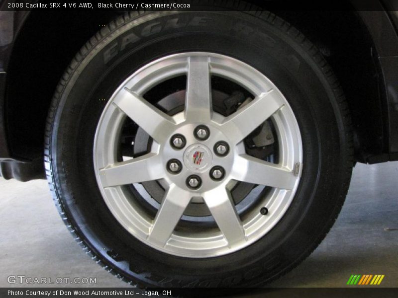 Black Cherry / Cashmere/Cocoa 2008 Cadillac SRX 4 V6 AWD