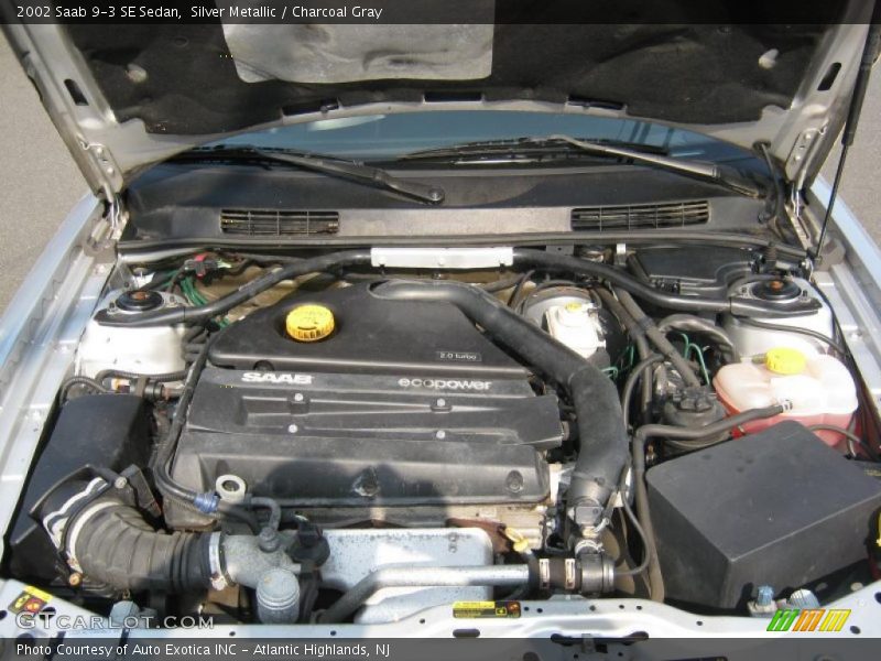 Silver Metallic / Charcoal Gray 2002 Saab 9-3 SE Sedan