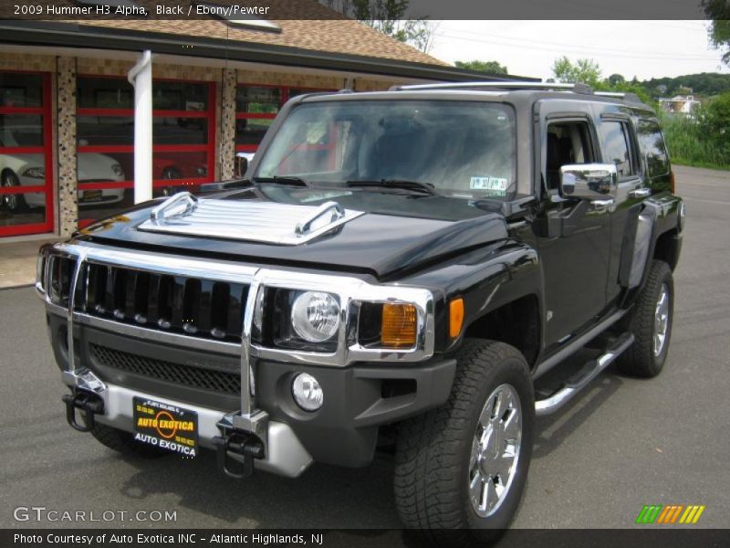 Black / Ebony/Pewter 2009 Hummer H3 Alpha