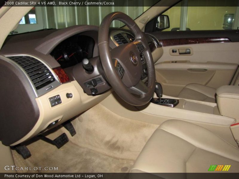 Black Cherry / Cashmere/Cocoa 2008 Cadillac SRX 4 V6 AWD