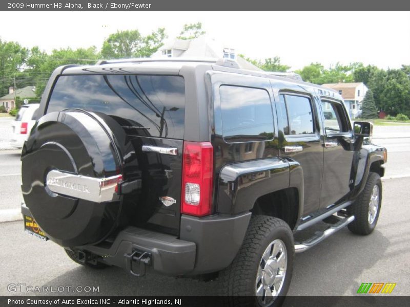 Black / Ebony/Pewter 2009 Hummer H3 Alpha