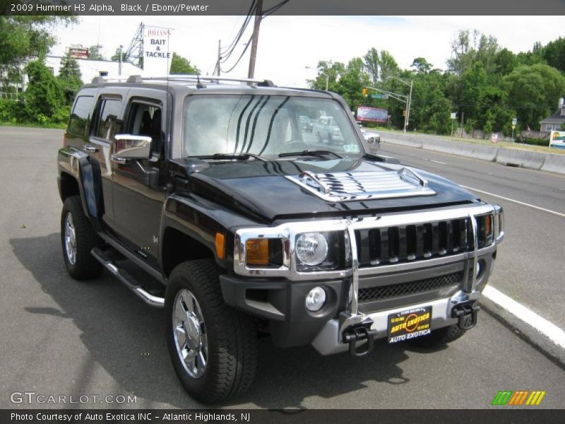 Black / Ebony/Pewter 2009 Hummer H3 Alpha