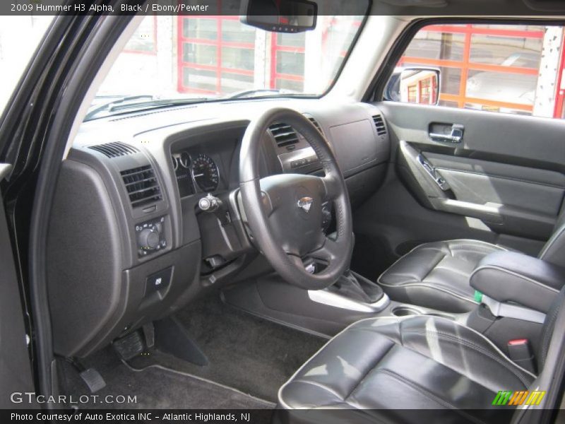 Black / Ebony/Pewter 2009 Hummer H3 Alpha