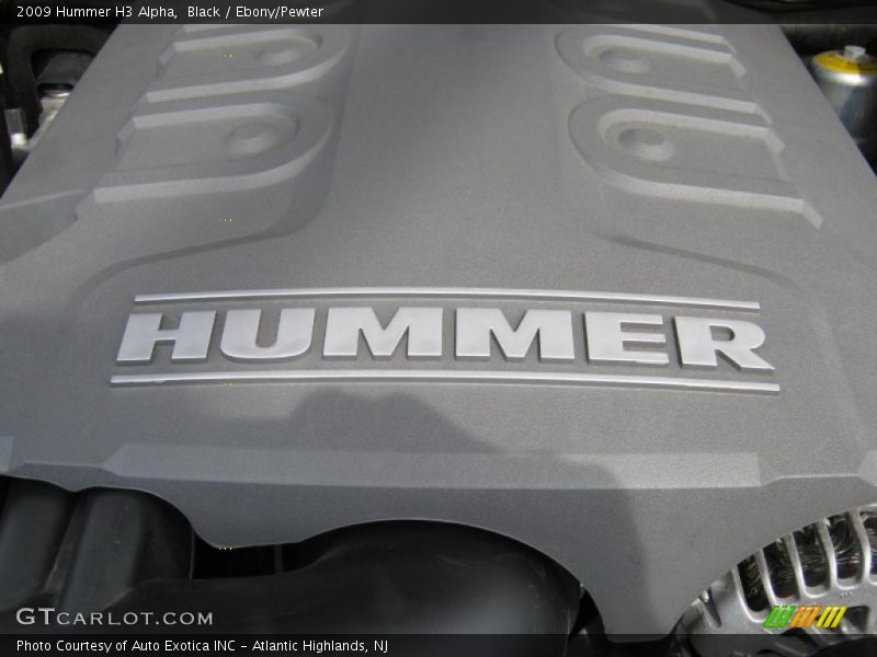 Black / Ebony/Pewter 2009 Hummer H3 Alpha