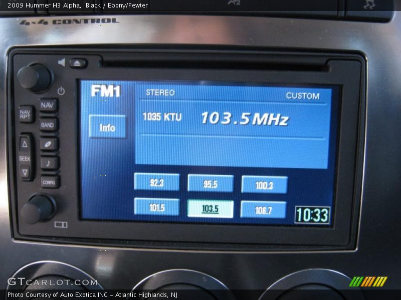 Black / Ebony/Pewter 2009 Hummer H3 Alpha