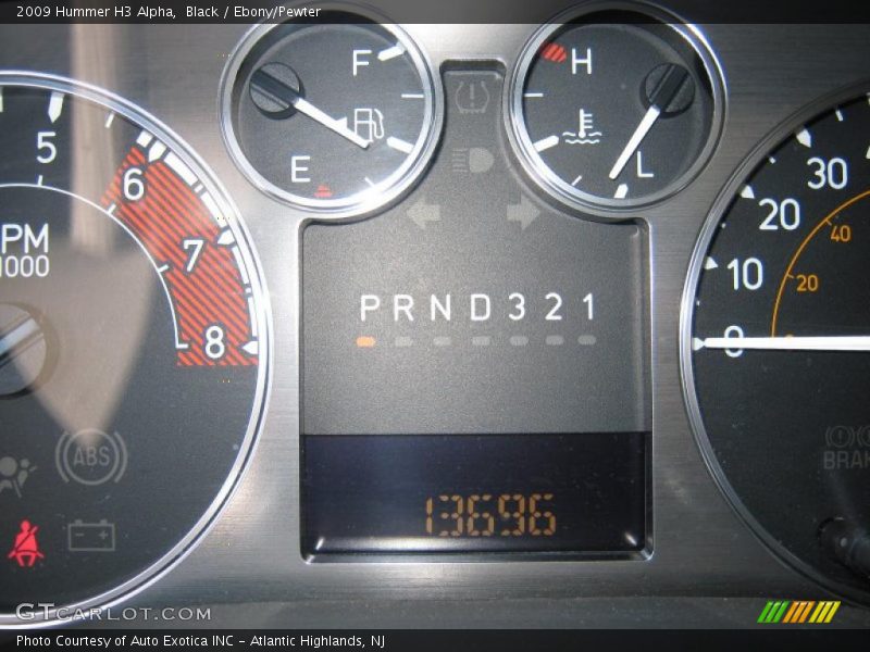 Black / Ebony/Pewter 2009 Hummer H3 Alpha