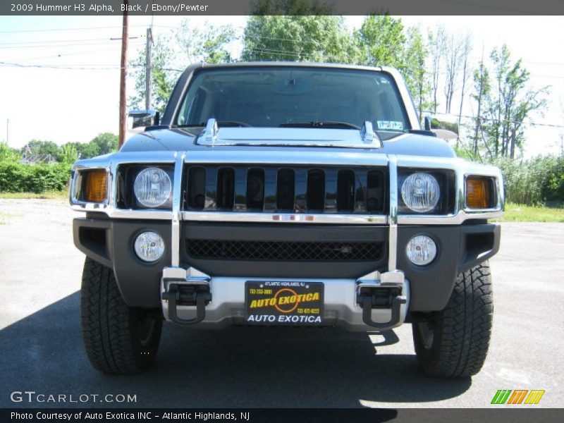 Black / Ebony/Pewter 2009 Hummer H3 Alpha