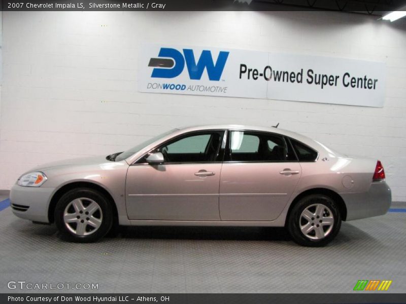 Silverstone Metallic / Gray 2007 Chevrolet Impala LS