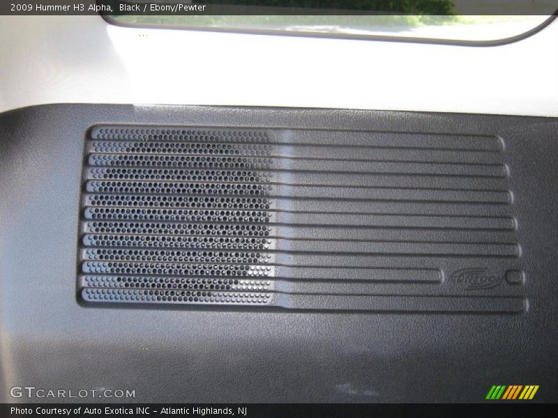 Black / Ebony/Pewter 2009 Hummer H3 Alpha